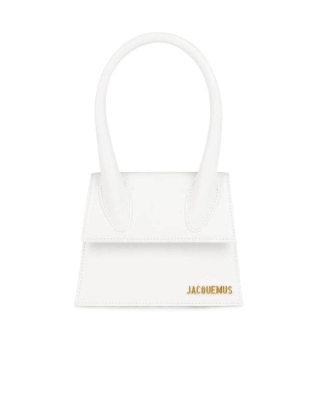 Jacquemus White Logo Logo Mini Handbag