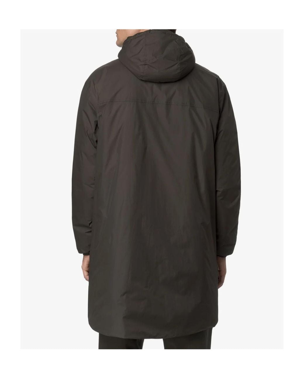 K-Way Brown Le Vrai 4.0 Teddy Hooded Jacket for men