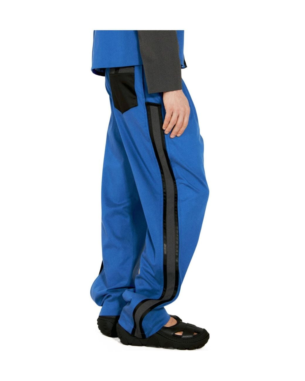 Kiko Kostadinov Blue Ugo Side Trousers for men