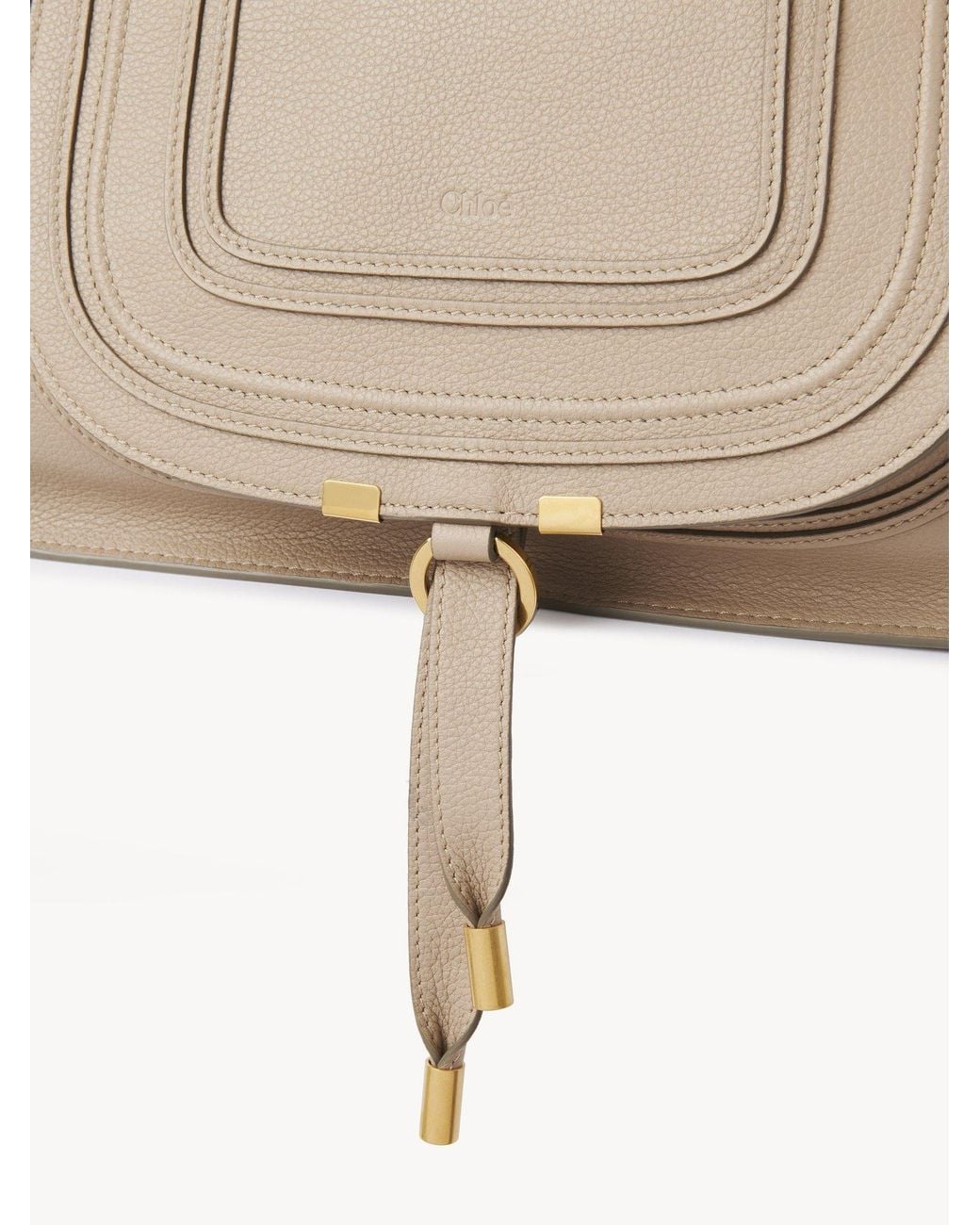 Chloé Natural Chloé Marcie Medium Tote Bag