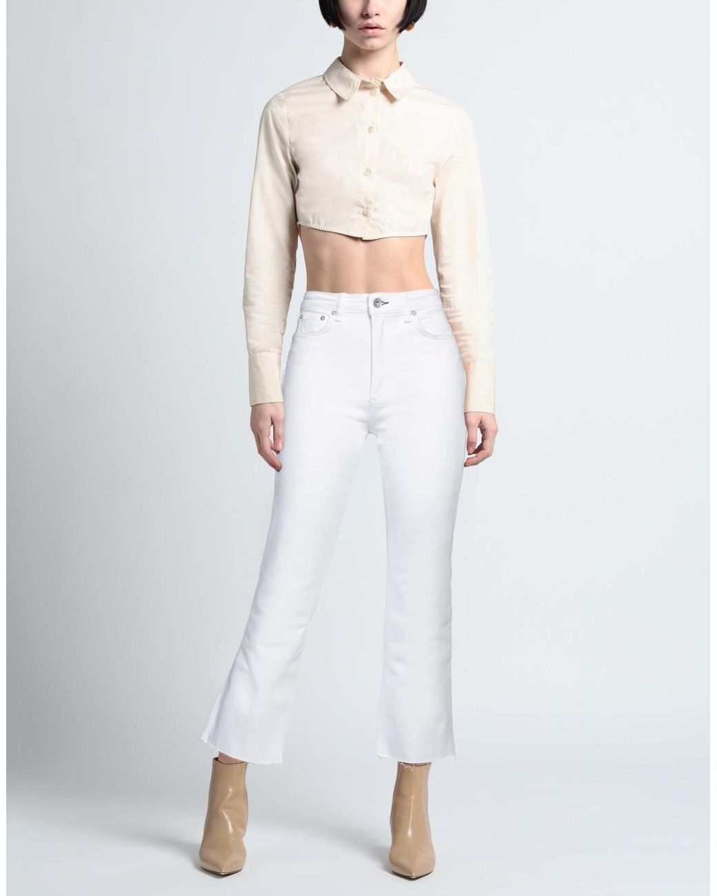 Rag & Bone White Skinny Jeans