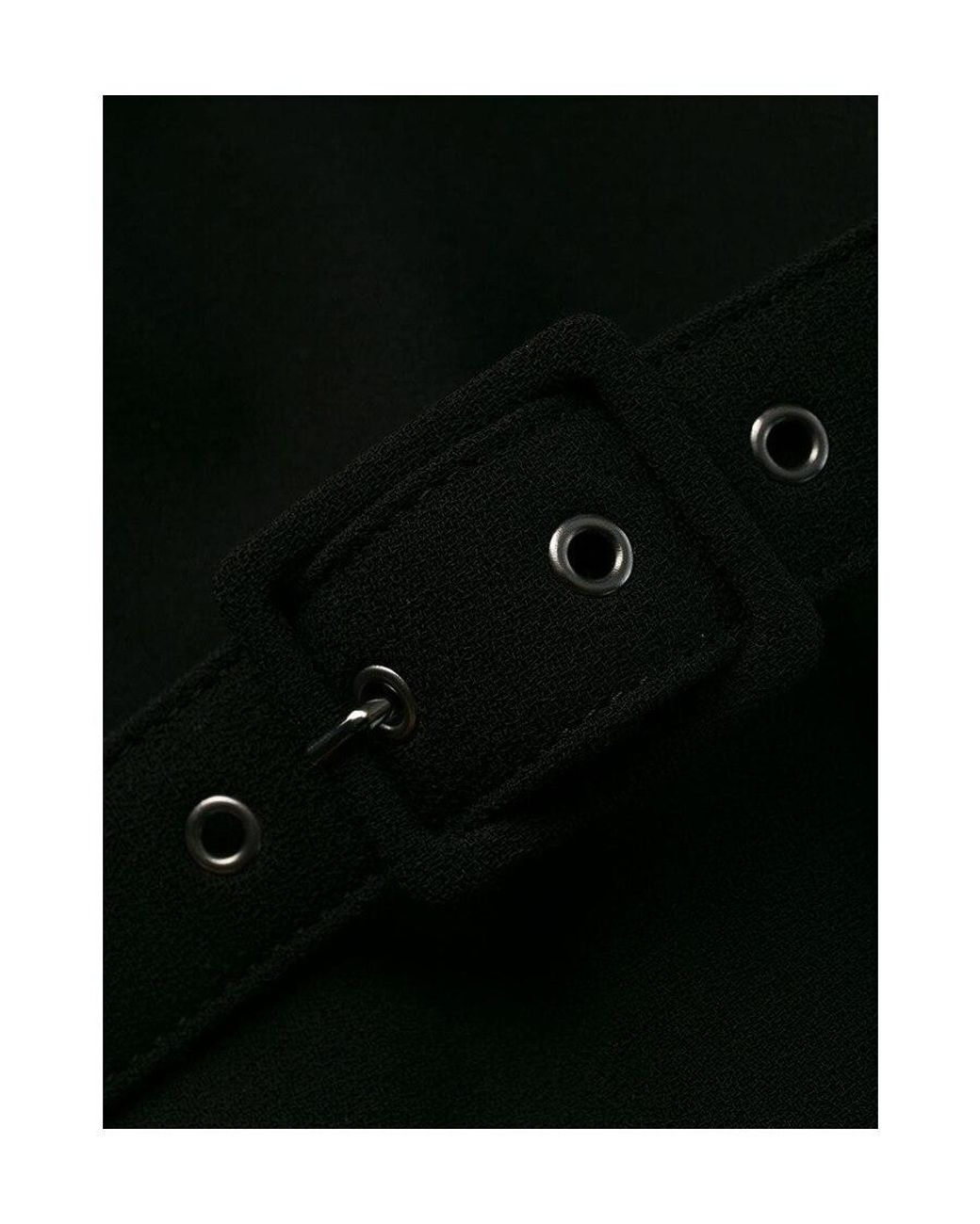 Givenchy Black Structured Belted Mini Dress