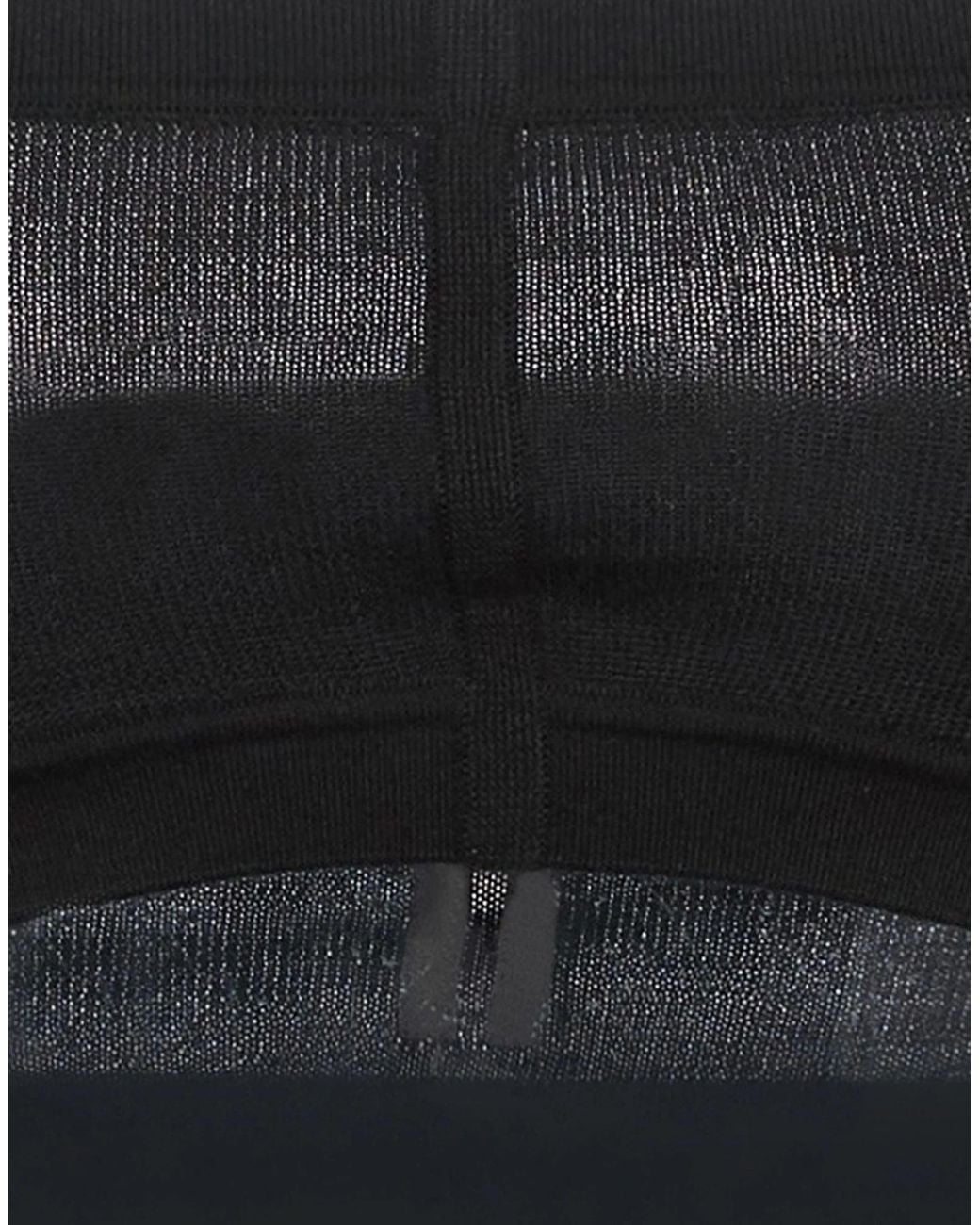 Rick Owens Black Cashmere Tube Top