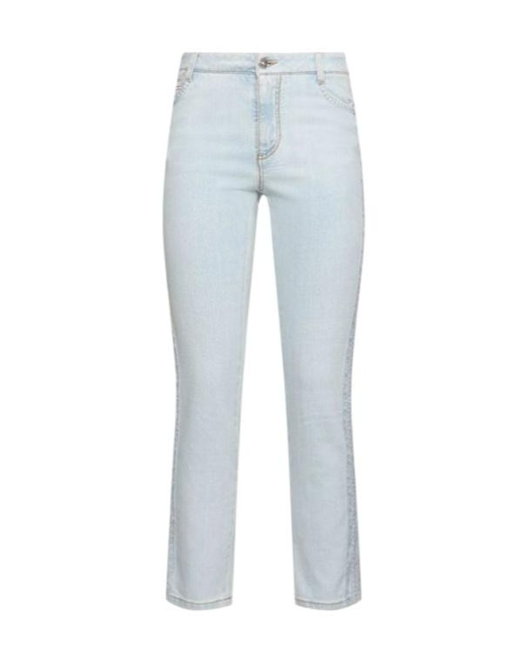 Ermanno Scervino Blue Jeans With Belt Loops