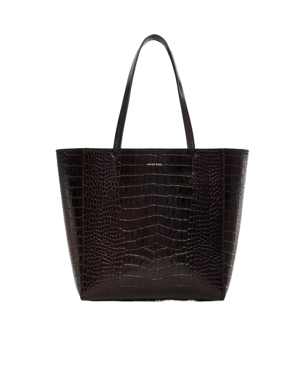Anine Bing Black Small Elly Tote