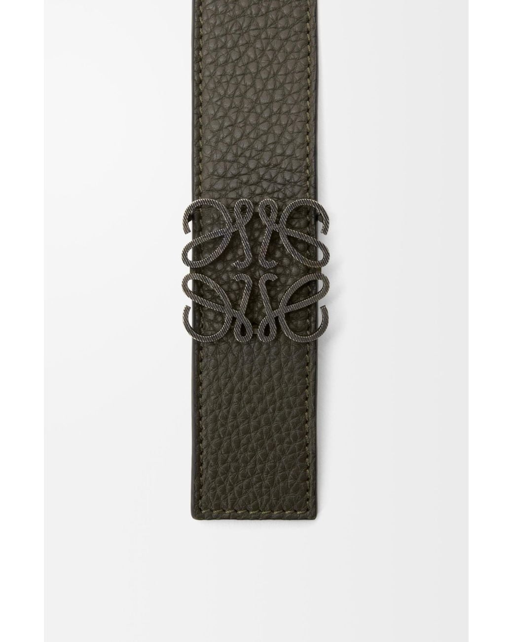 Loewe White Reversible Anagram Belt for men