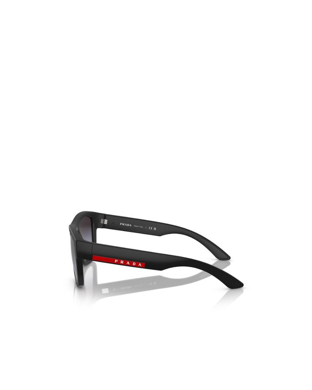 Prada Linea Rossa White Prada Eyewear Square Frame Sunglasses for men