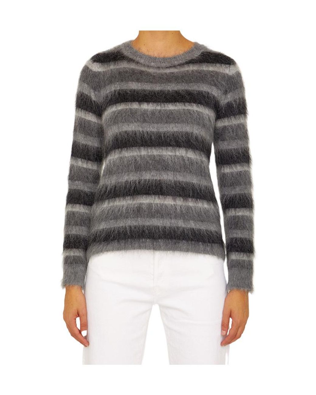 Max Mara Gray Logo Pullover