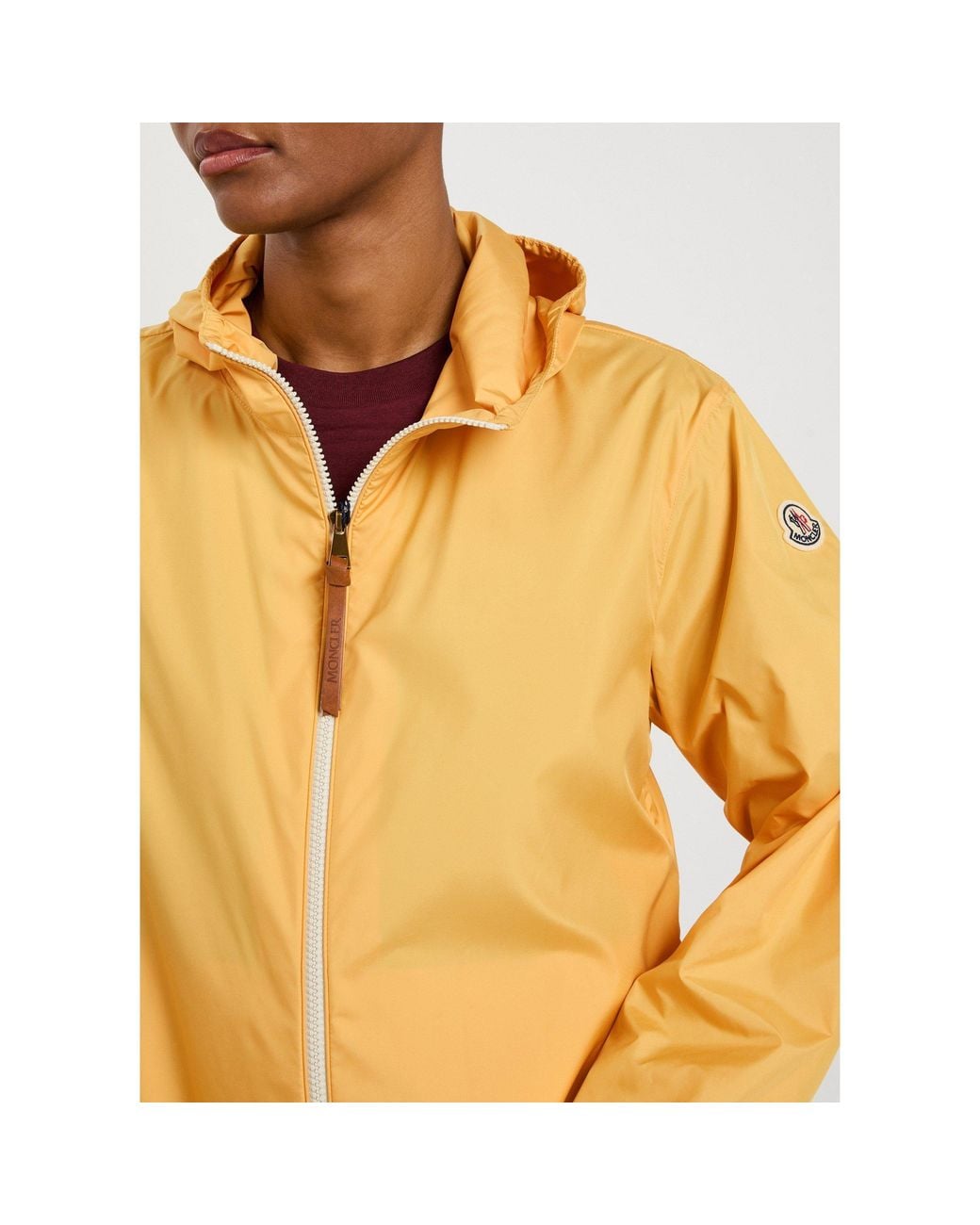 Moncler Yellow Lightweight, Windproof And Rainproof Short Coat