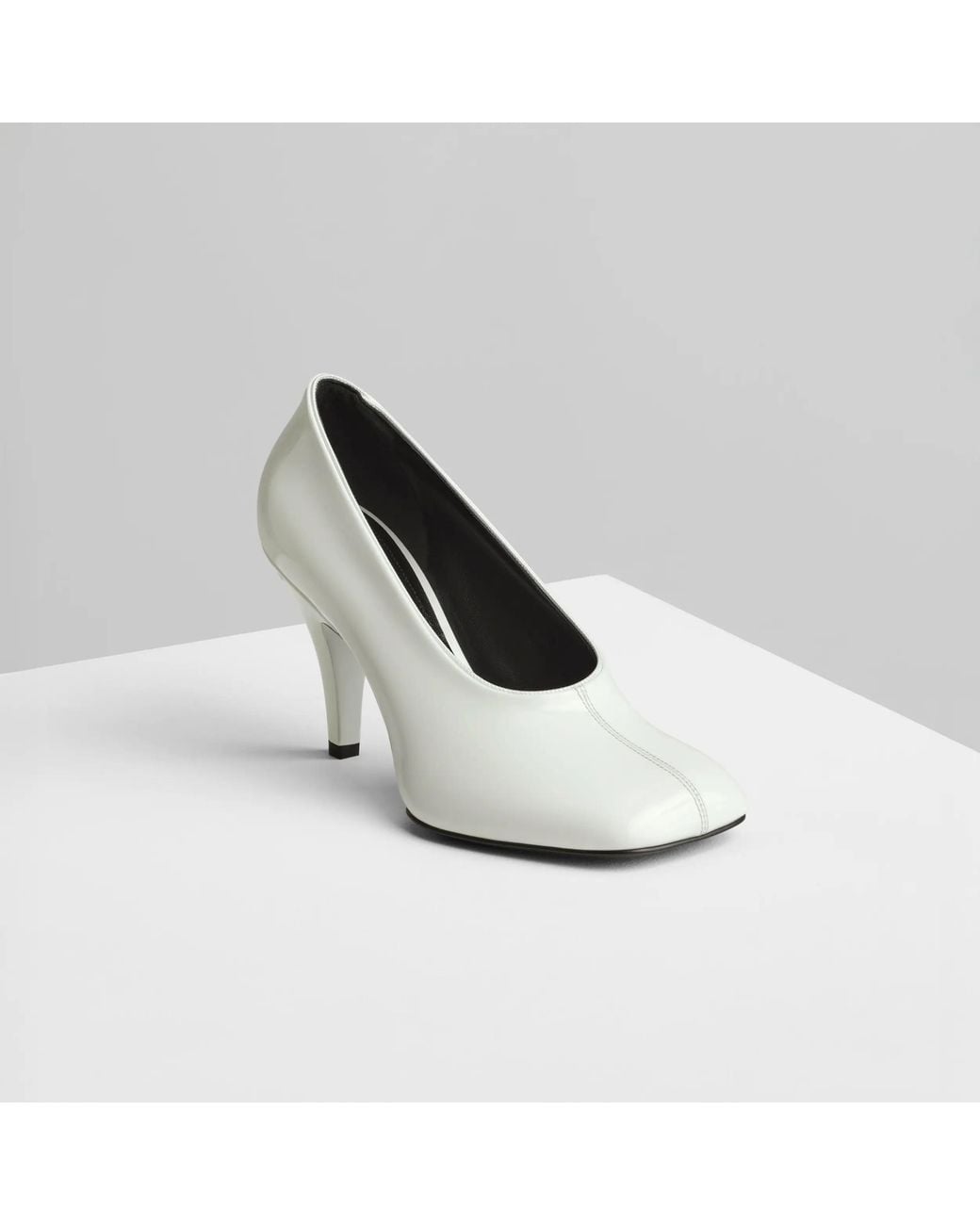 Phoebe Philo White Soft High Heels