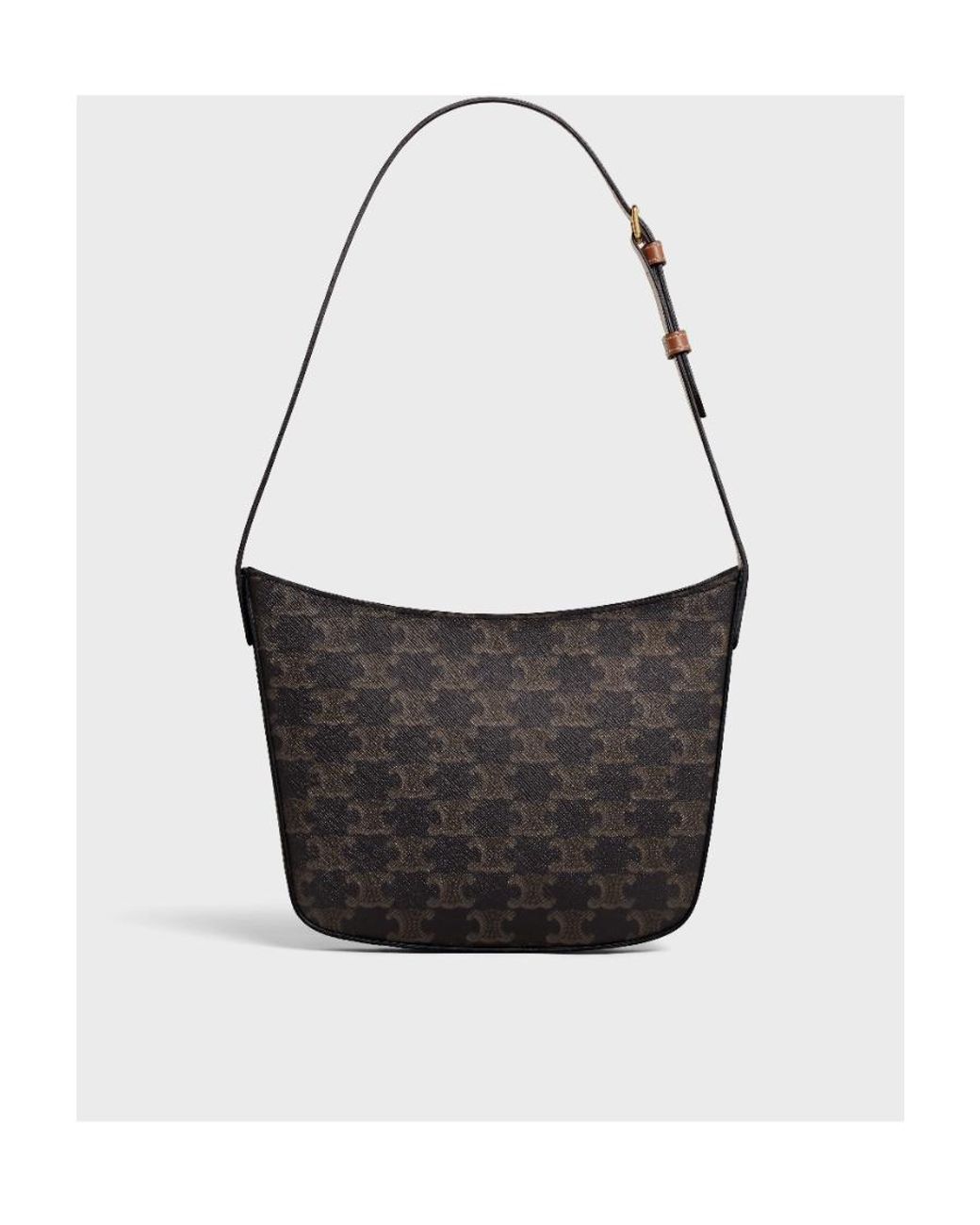 Céline Black Medium Croque Bag