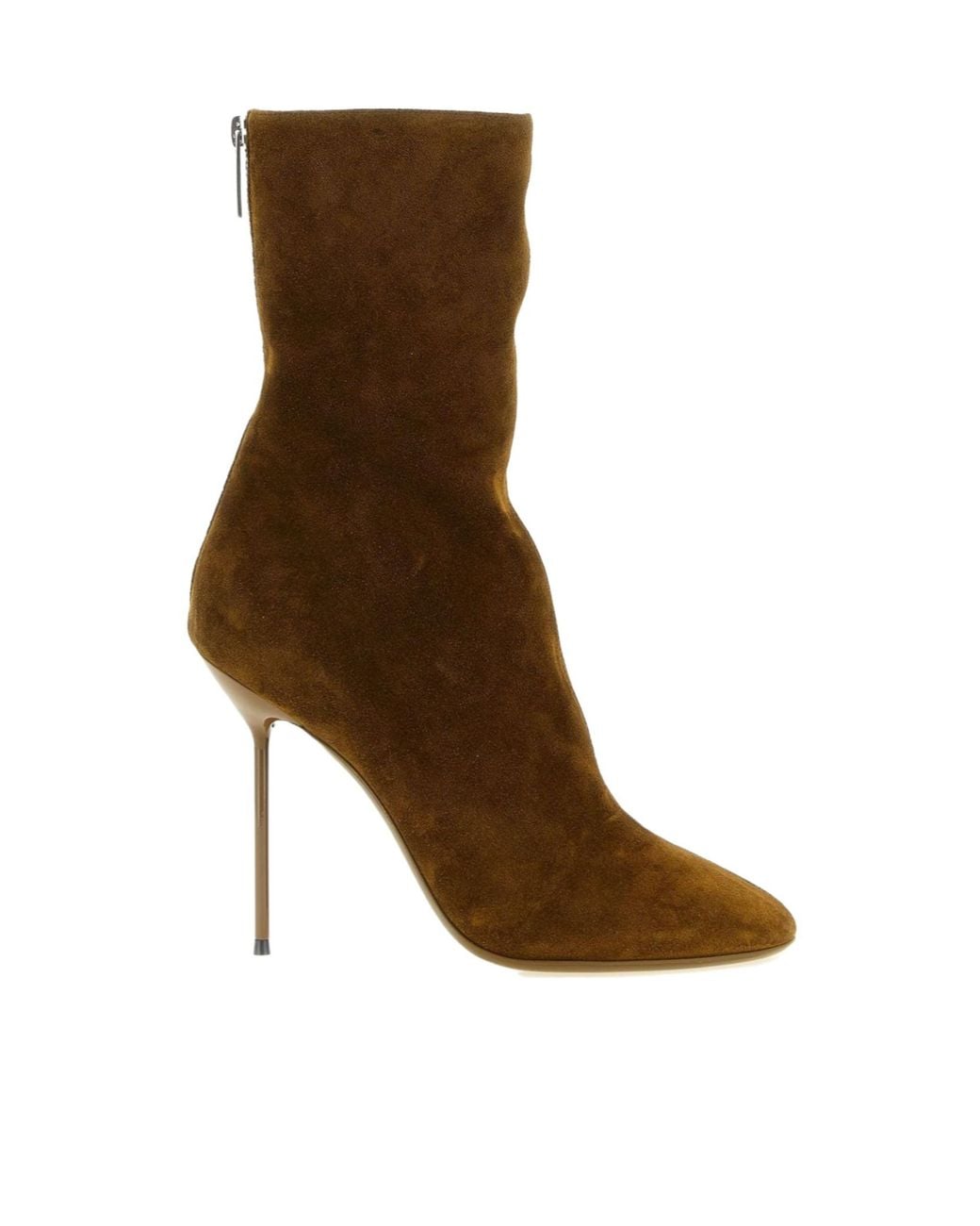 Paris Texas Brown Lidia Stiletto Ankle Boots