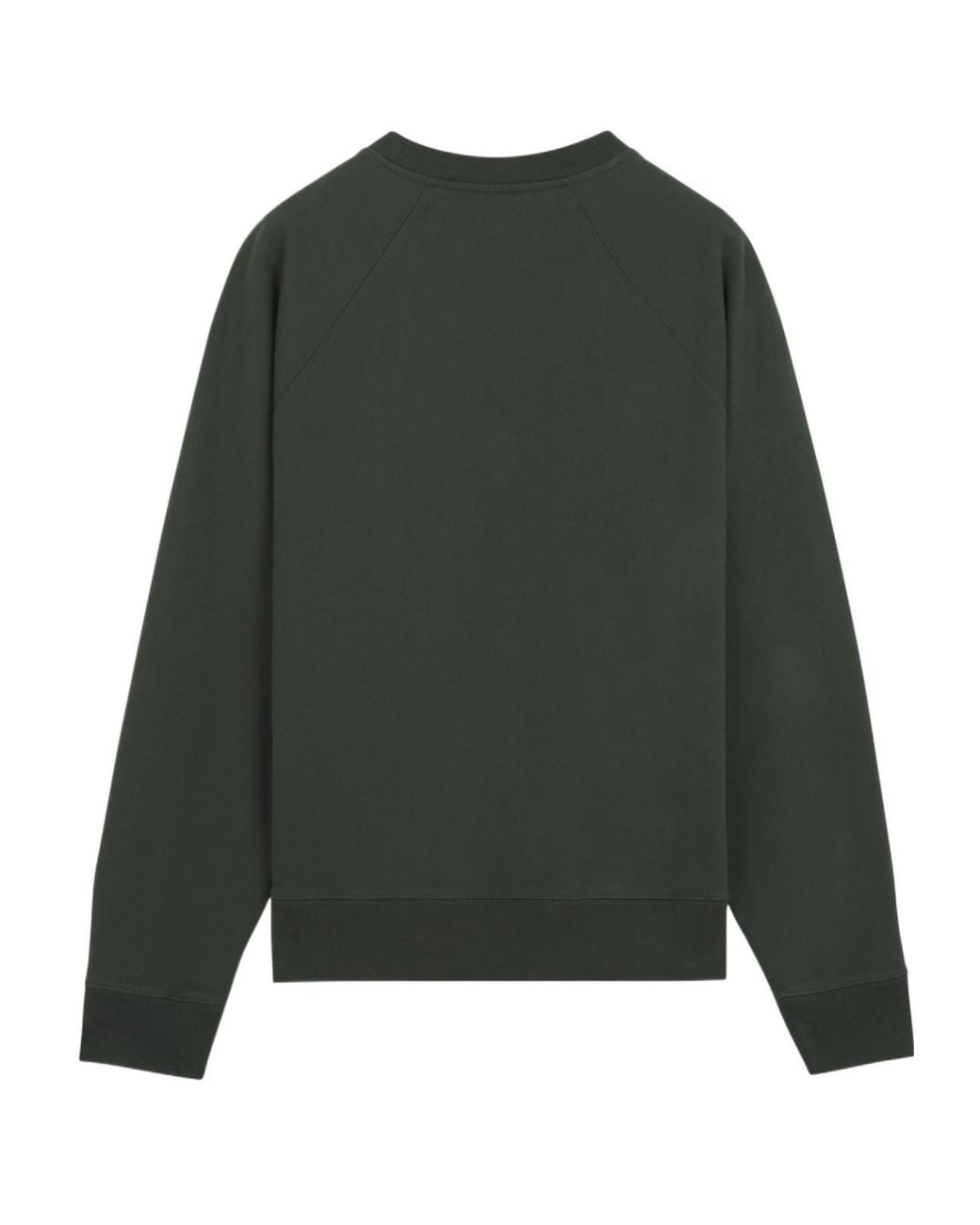 Maison Kitsuné Green Maison Kitsuné Bold Fox Head Patch Oversized Sweatshirt for men