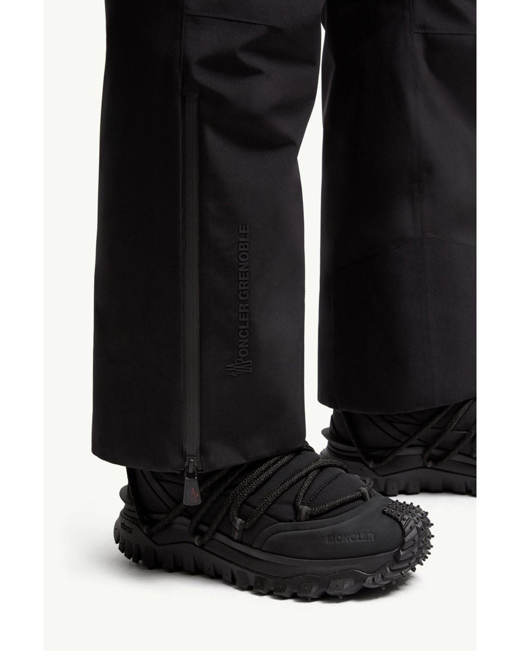 Moncler Black Insulated Gore-Tex Ski Bibshorts for men