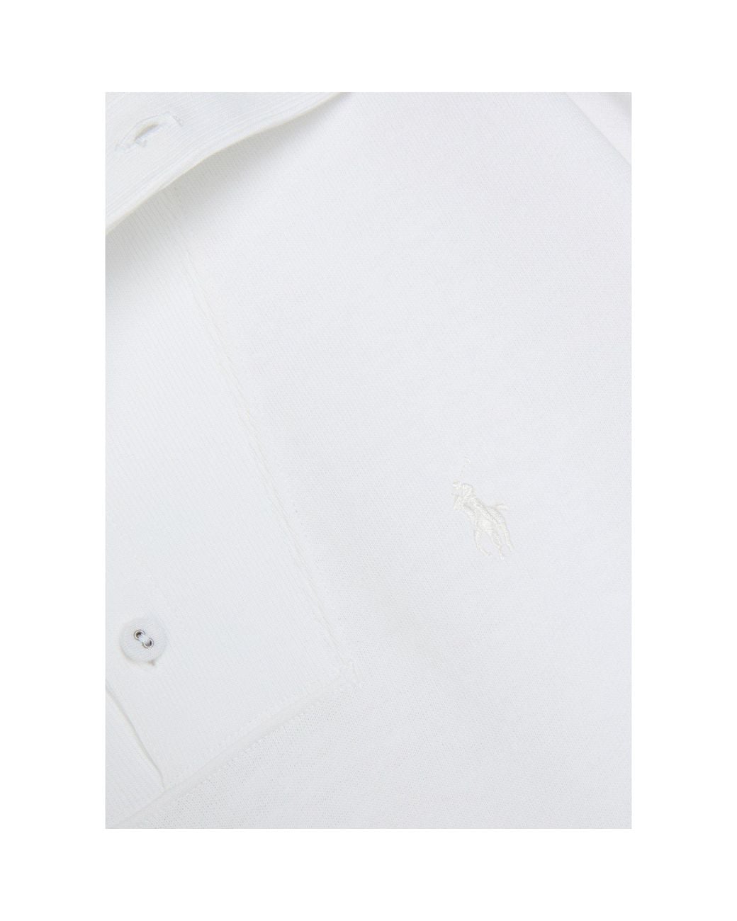 Polo Ralph Lauren White Cotton Oversized-Fit Sweatshirt