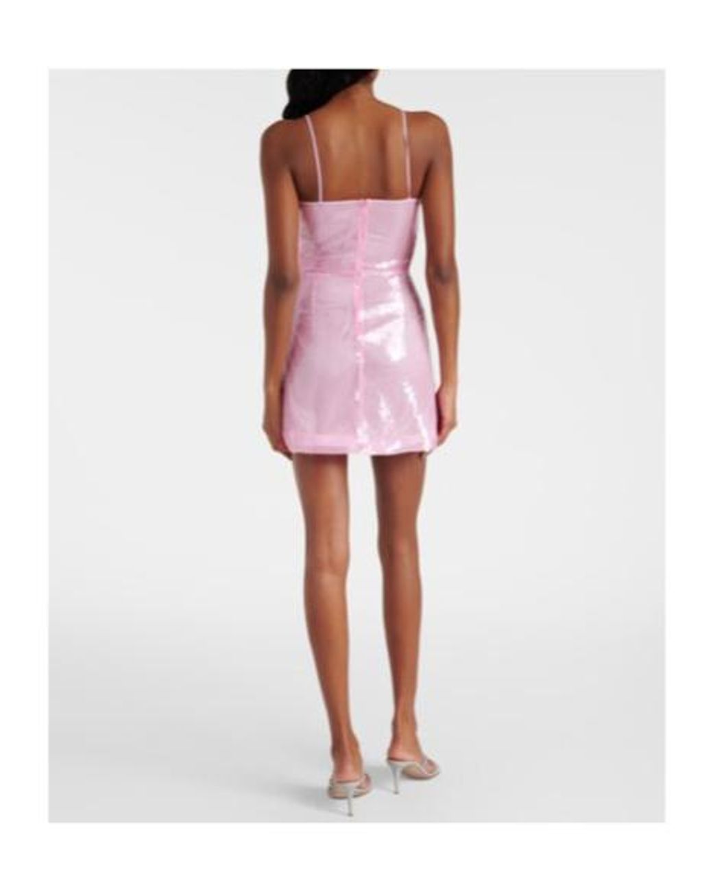 David Koma Pink Sequined Minidress