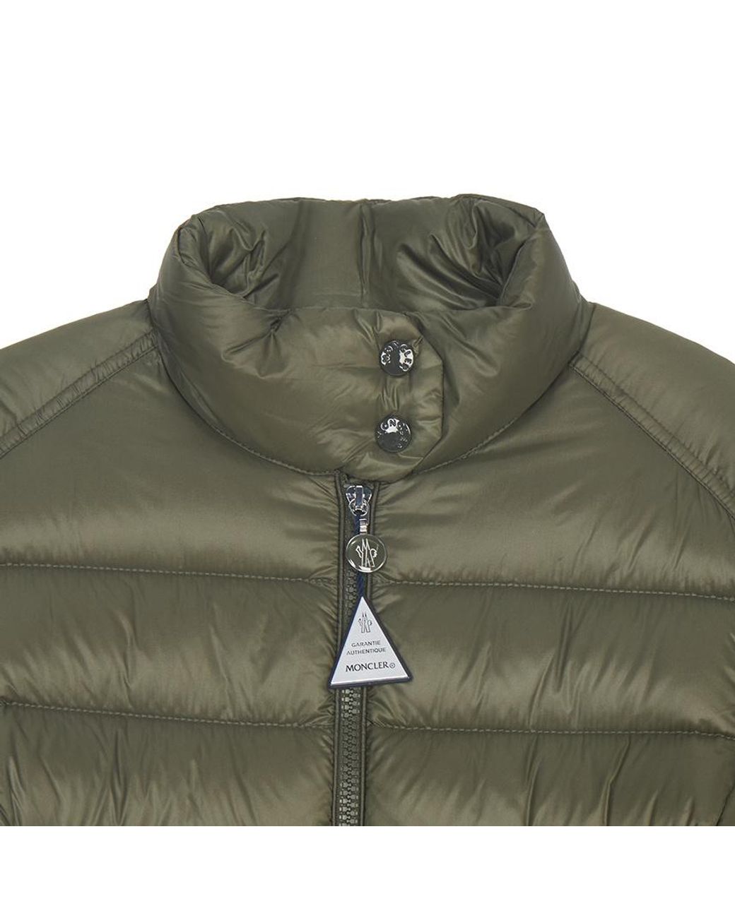 Moncler Green Slim Long Down Jacket