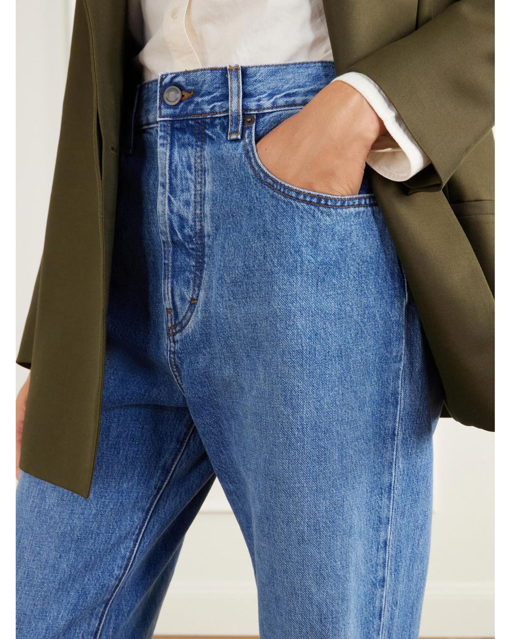 Kallmeyer Blue Straight-Leg Jeans