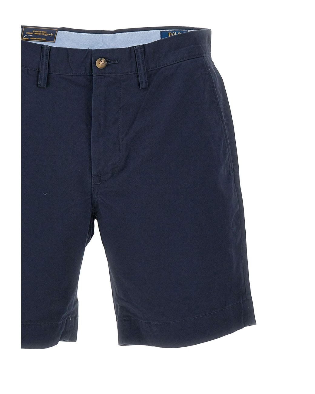 Polo Ralph Lauren Blue 8-Inch Stretch Straight Fit Chino Shorts for men