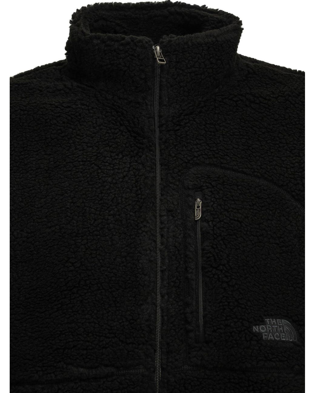 The North Face Black Extreme Pile 2 Fleece Zip-Up Bomber Jacket for men