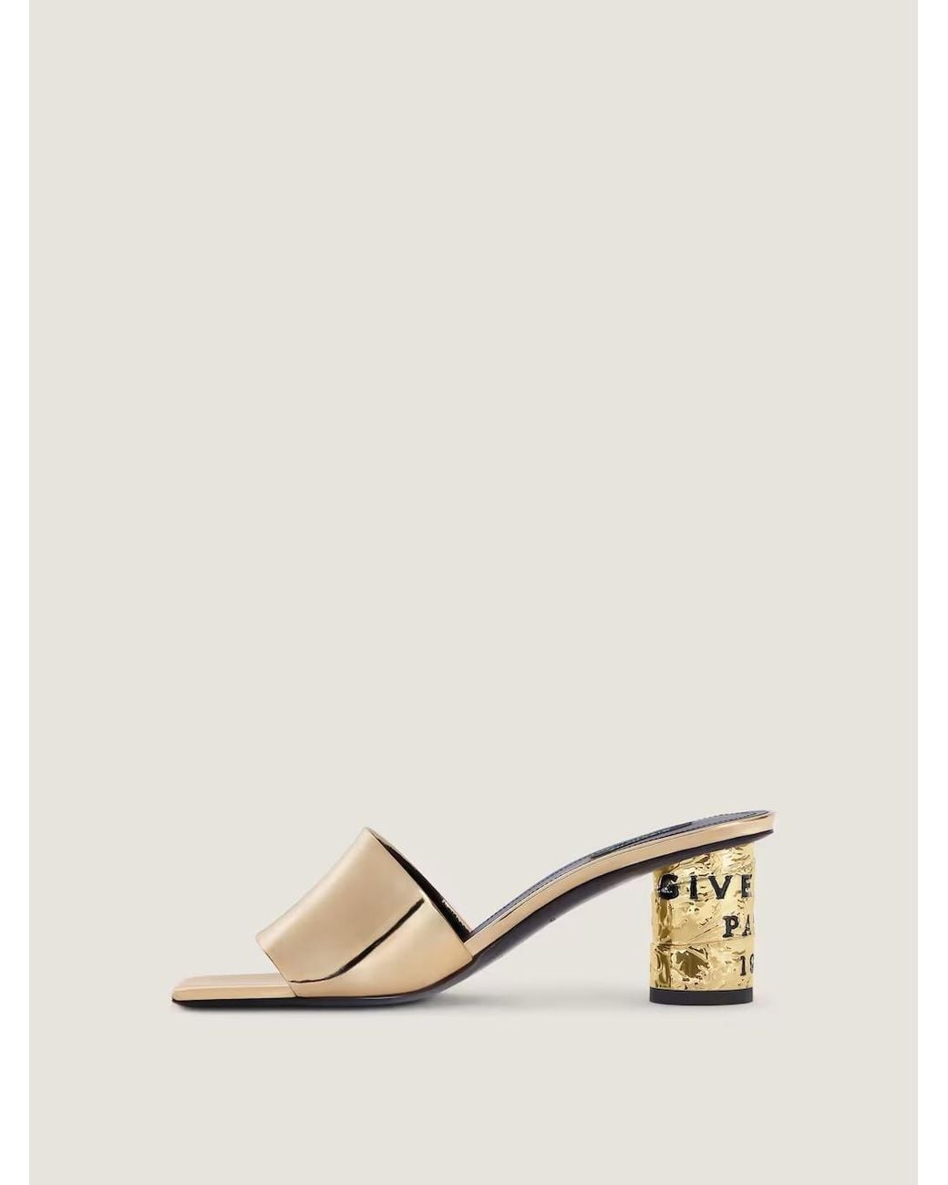Givenchy Natural Tape Heeled Mules