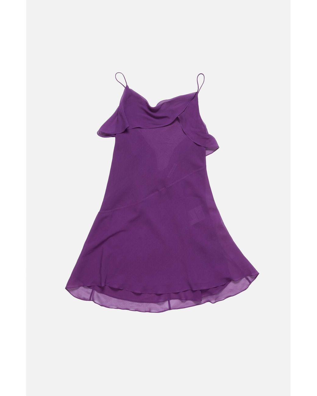 Acne Purple Silk Dress