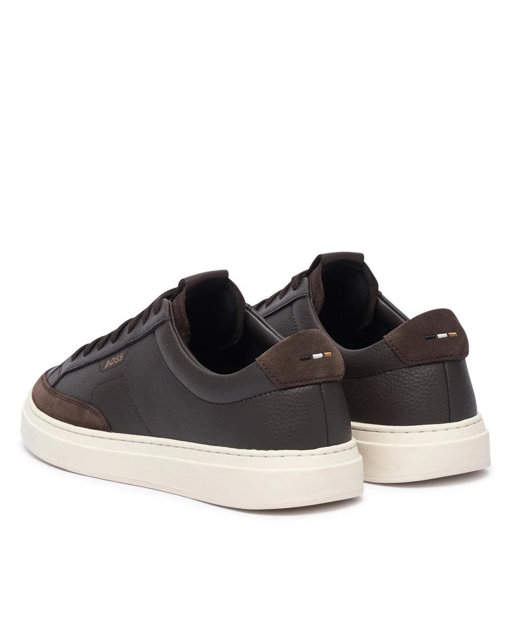 Boss Black Boss Round Toe Lace-Up Sneakers for men