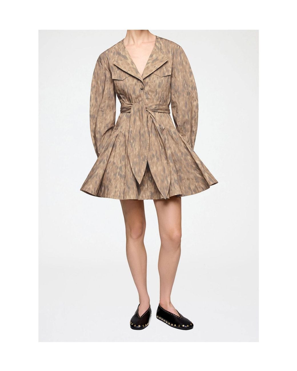 Ganni Natural Shirt Dress