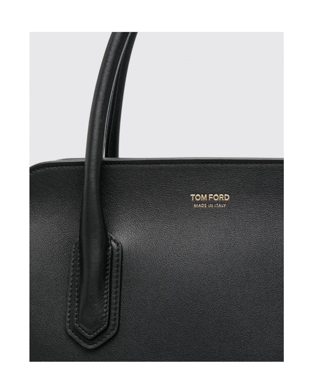 Tom Ford Black Alexander Medium Top Handle Tote Bag