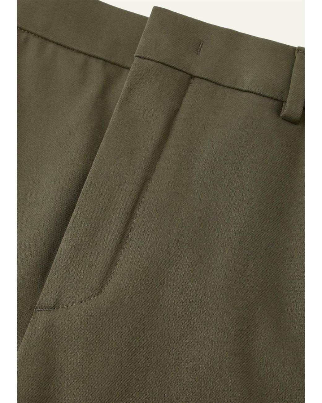 Loro Piana Green Casual Pants With Belt Loops for men