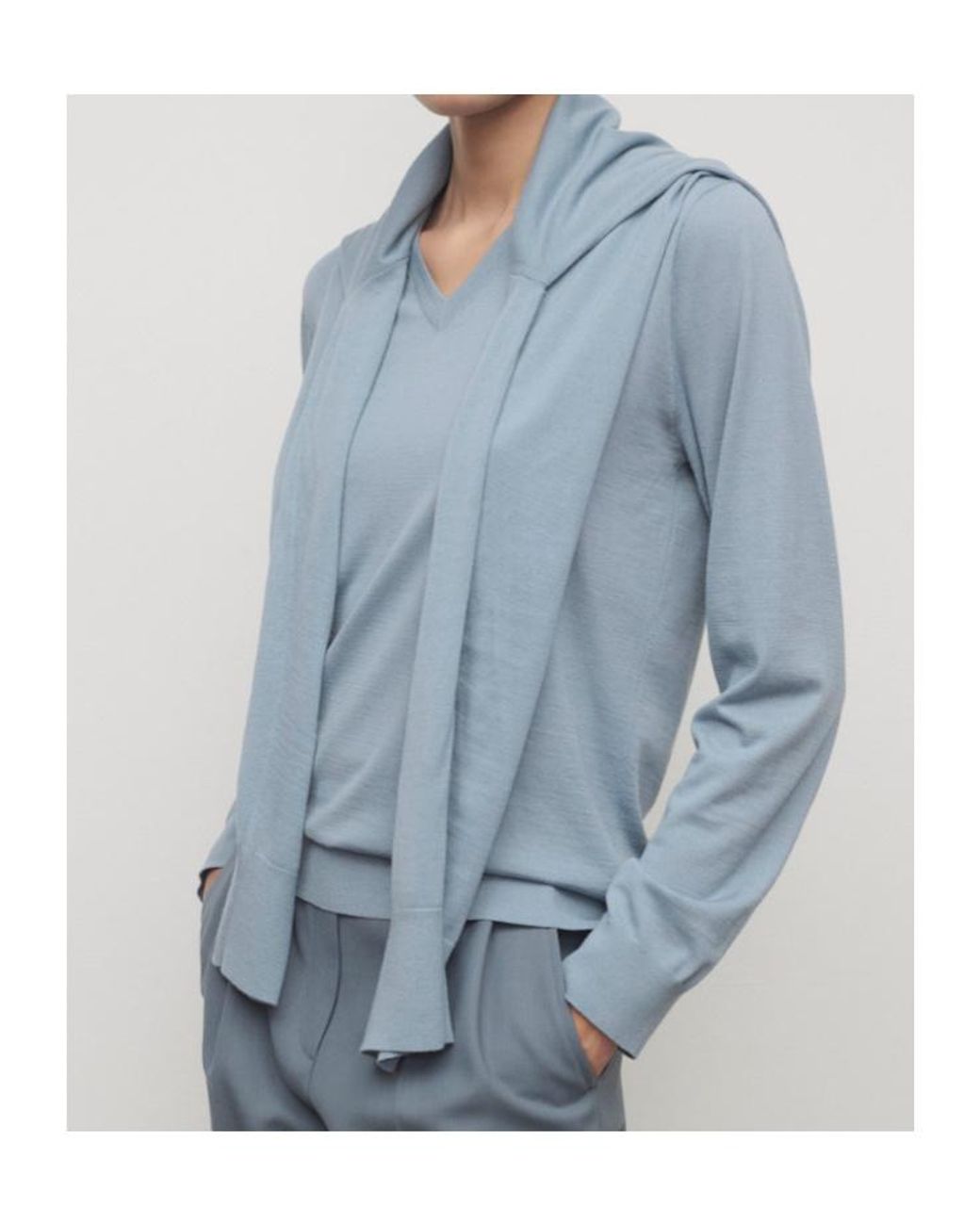 The Row Blue Naius Top