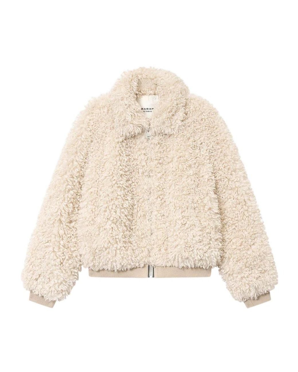Isabel Marant Natural Isabel Marant Étoile Tayma Faux Fur Jacket