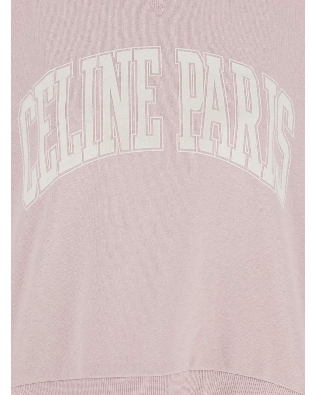 Céline Pink Oversized Sweatshirt