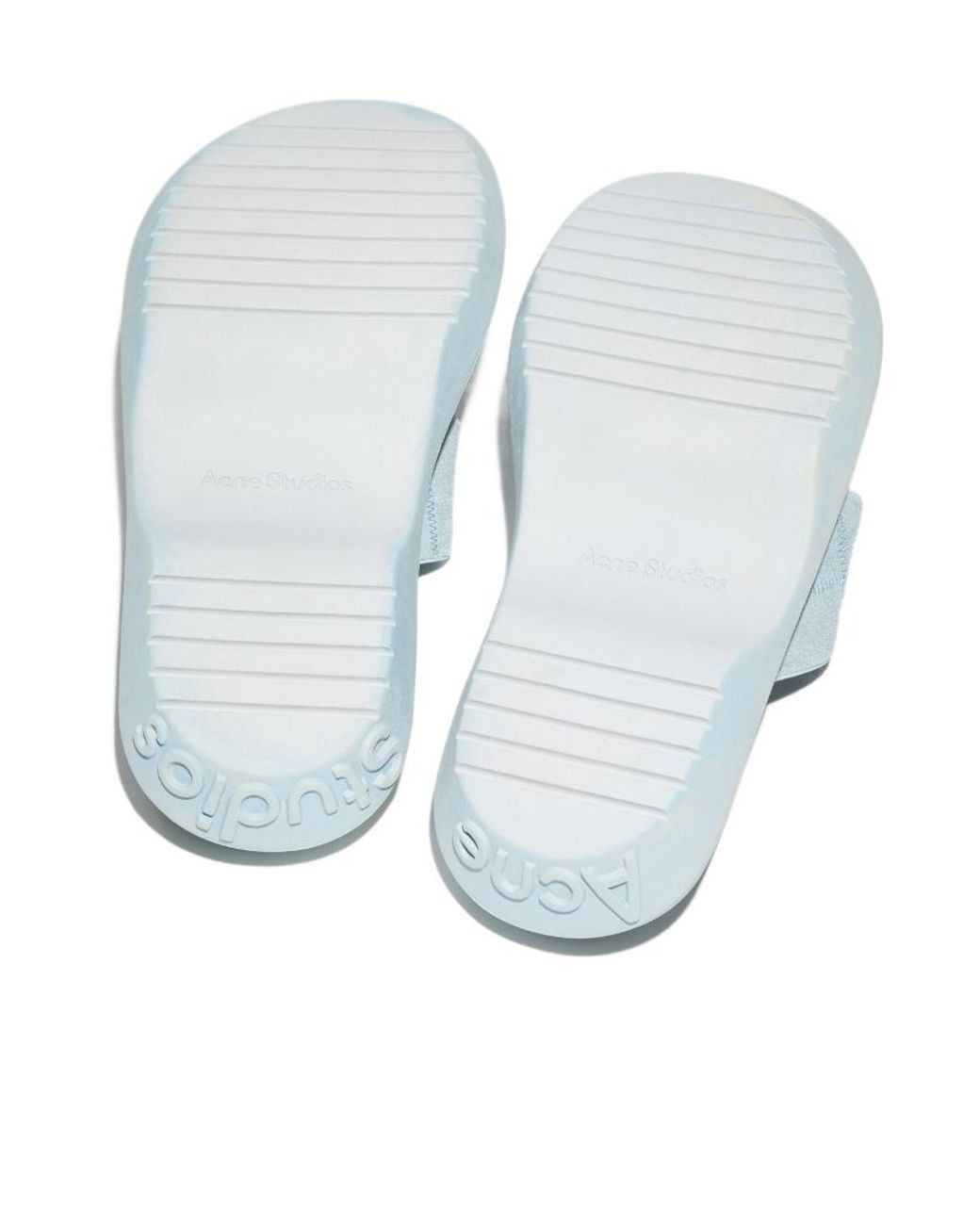 Acne Blue Thong-Strap Slip-On Sandals