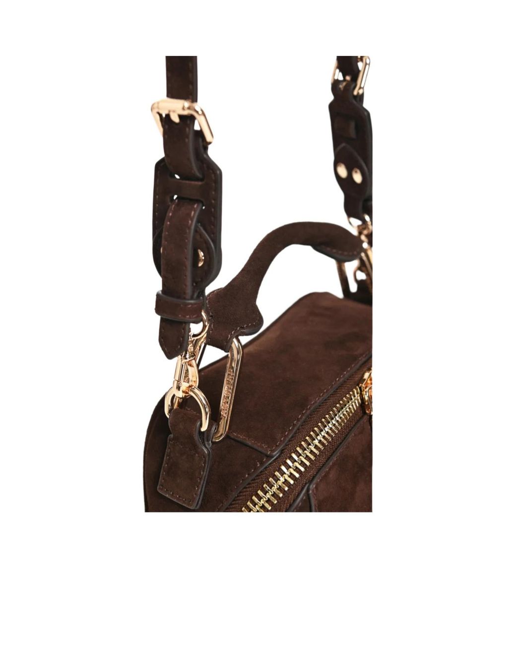 Essentiel Antwerp Brown Kyla Mini Top-Handle Shoulder Bag