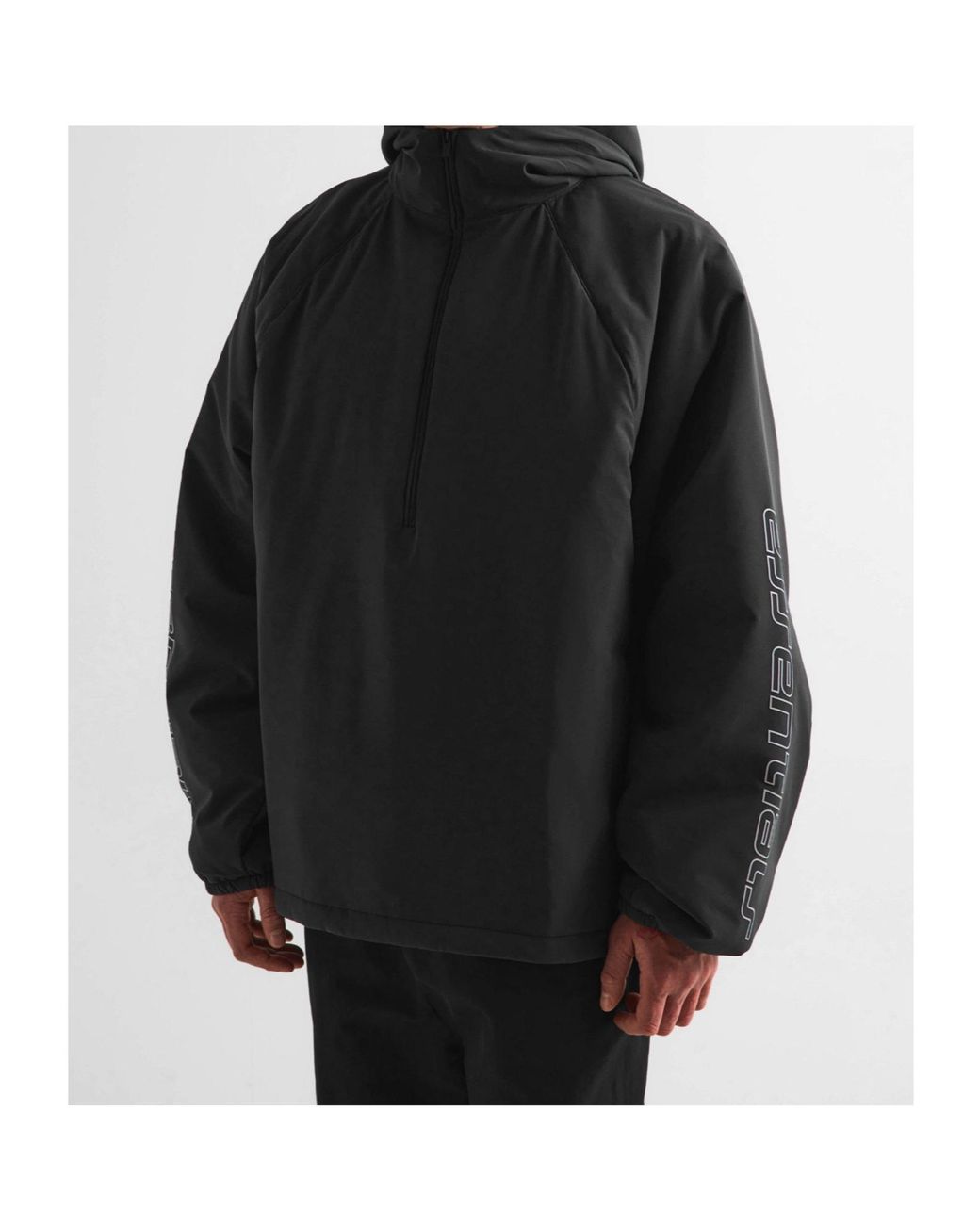 Fear Of God Black Half-Zip Casual Jacket for men