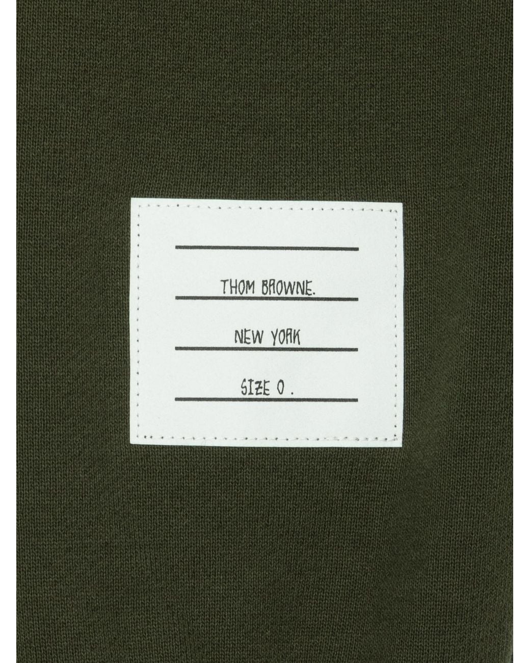 Thom Browne Green Logo Sweatpants for men