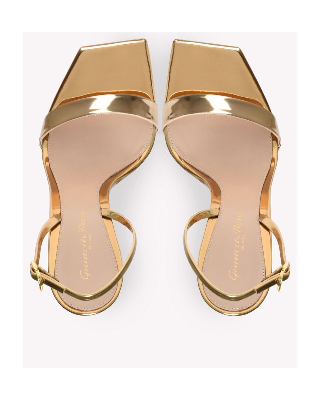 Gianvito Rossi Metallic Ribbon 105Mm Stiletto Sandal
