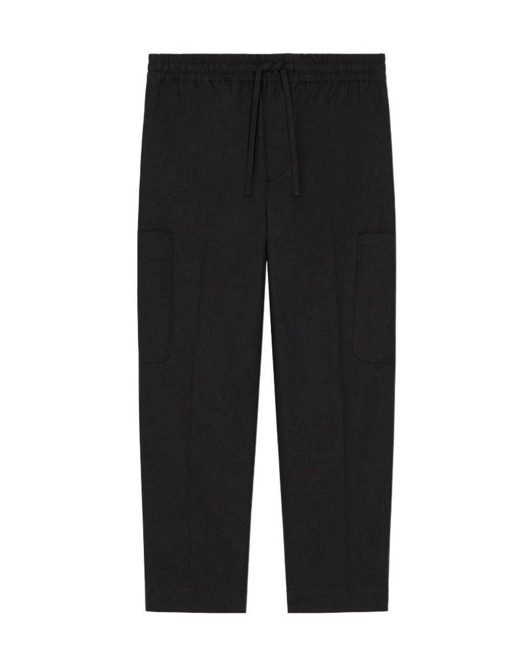 KENZO Black Paris Cargo Jogging Trousers for men