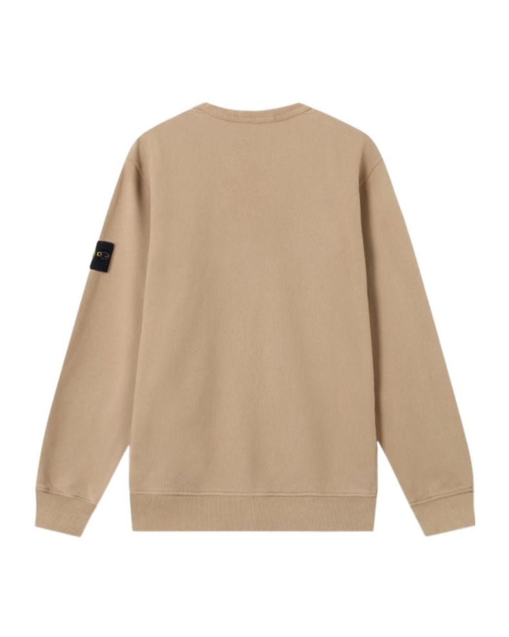 Stone Island Natural Compass Patch Crewneck Sweatshirt for men
