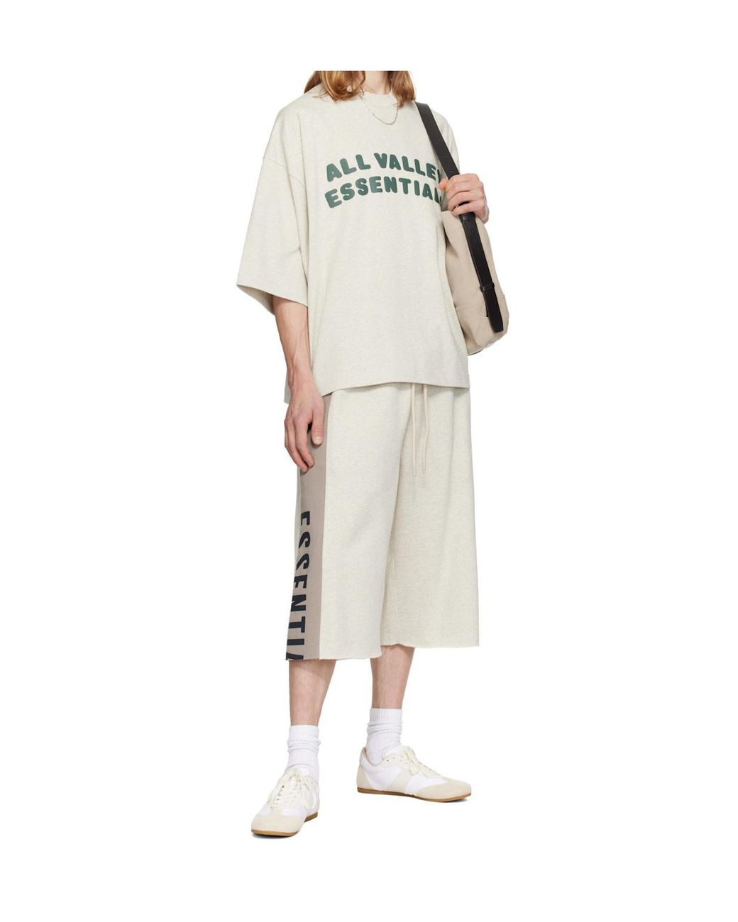 Fear Of God Gray Merch Tee Boxy Fit for men