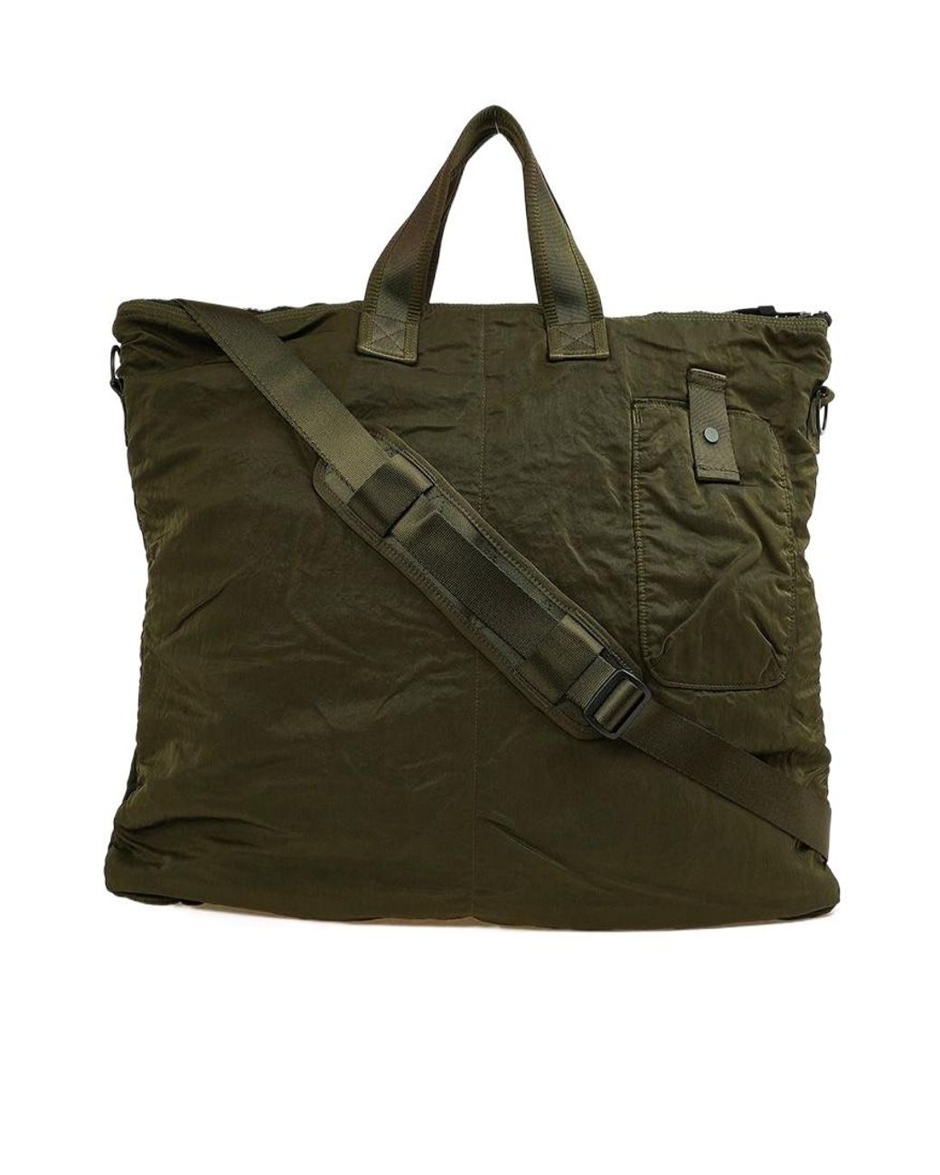 C P Company Blue Goggle Messenger Shoulder Bag for men