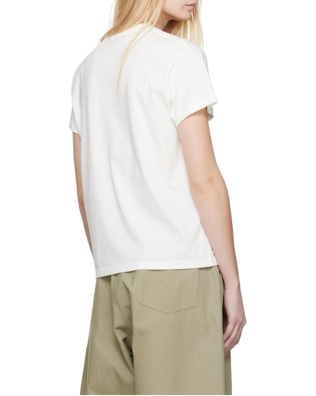 Studio Nicholson White Marine T-Shirt