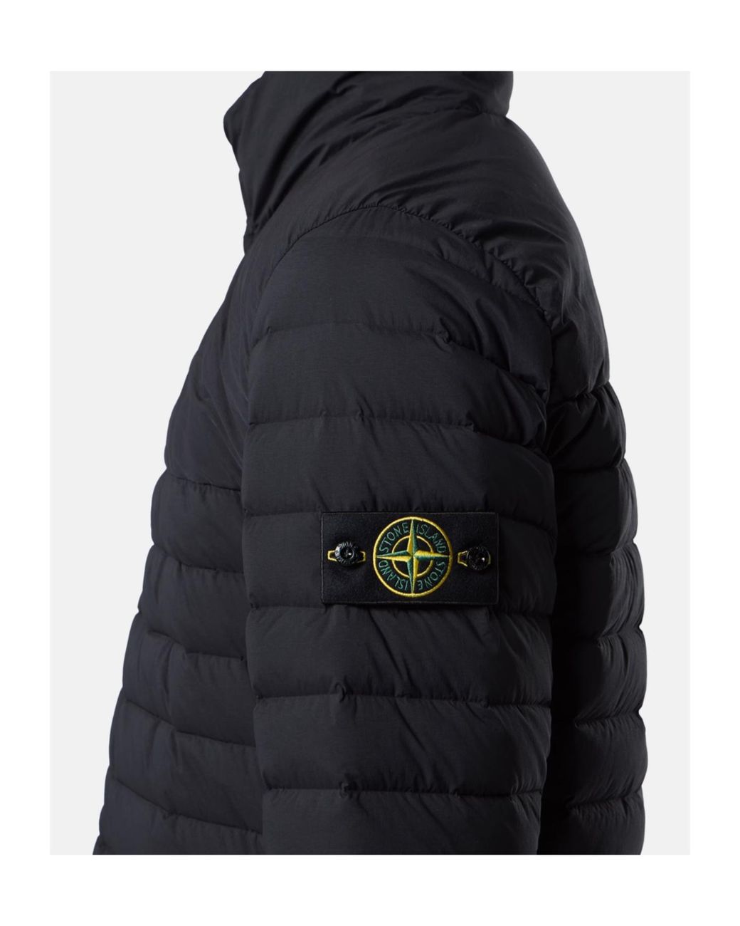 Stone Island Blue Seamless Tunnel Down Jacket for men