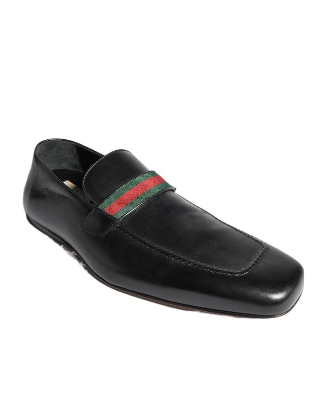 Gucci Black Loafer With Web for men