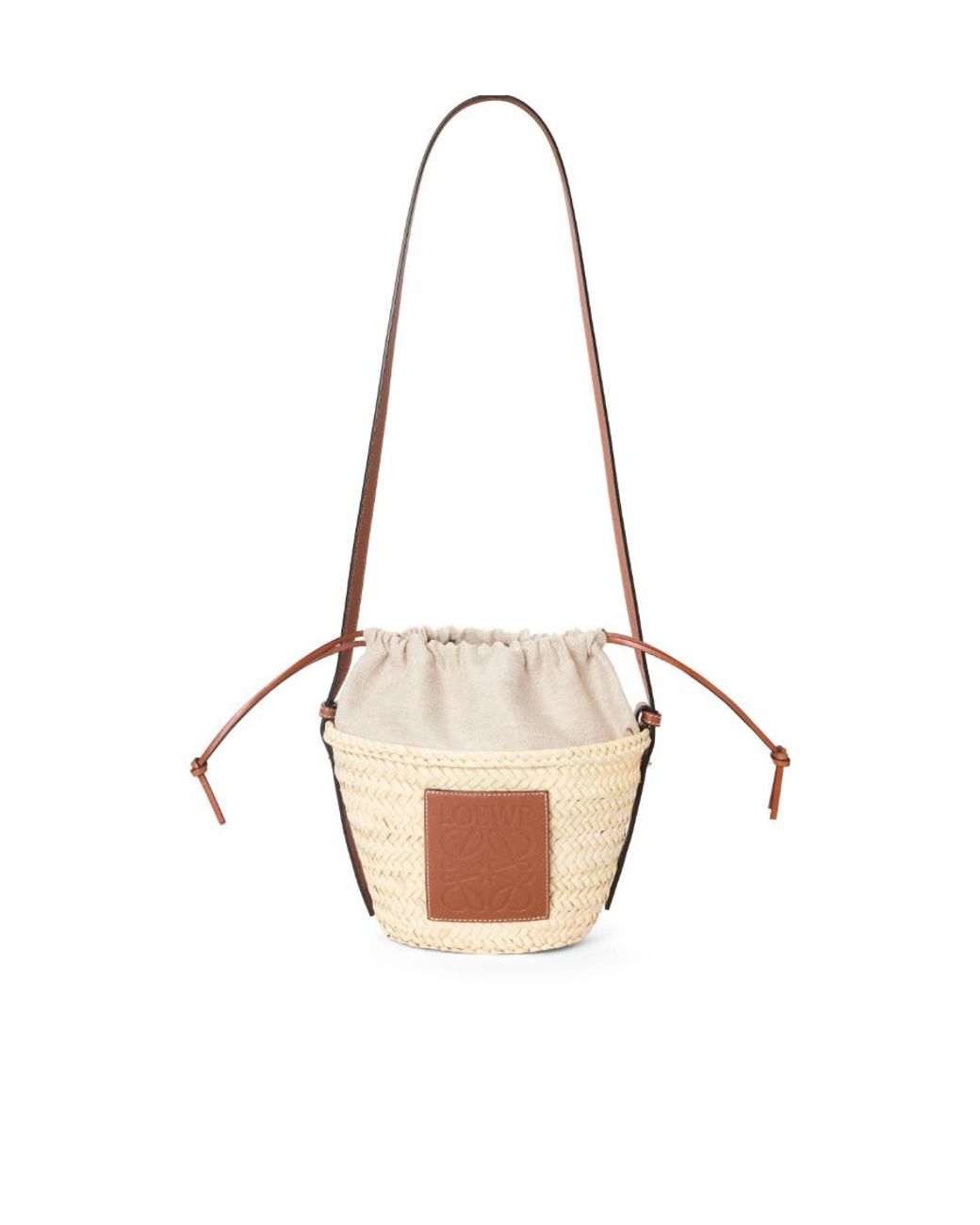 Loewe Multicolor Anagram Patch Drawstring Bucket Bag