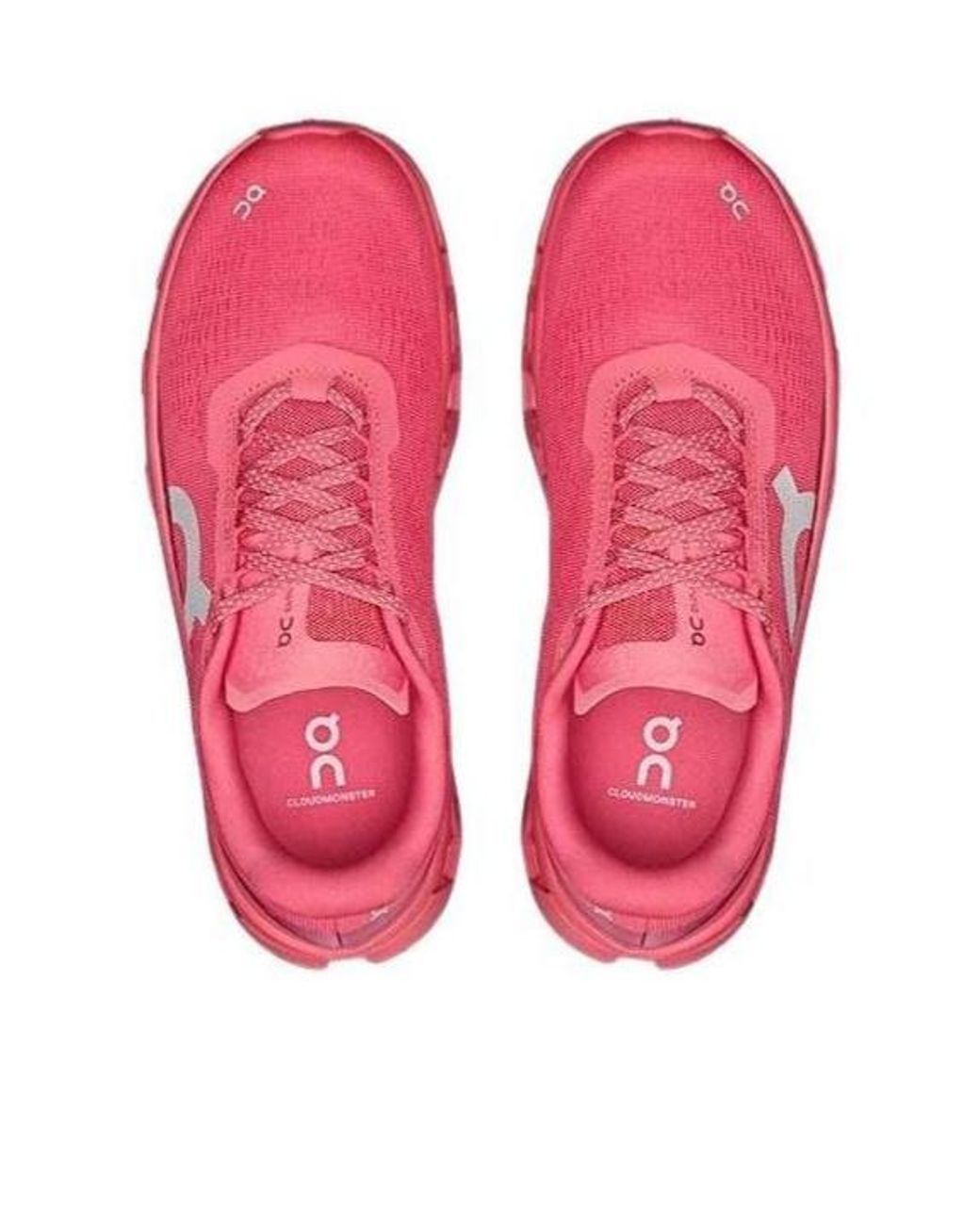 On Shoes Pink Cloudmonster 1 Cushioned Running Shoes