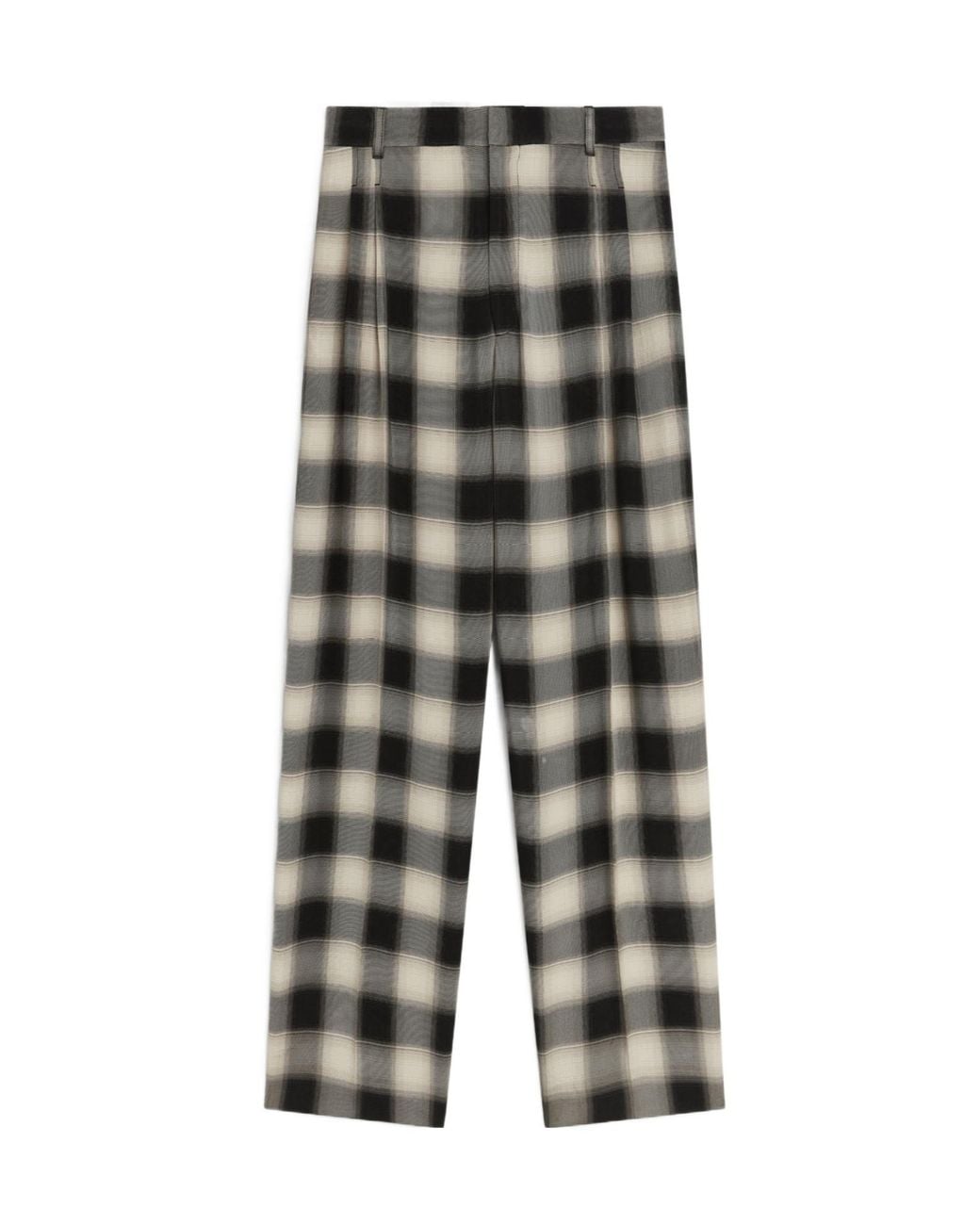 Phoebe Philo Gray Double Pleat Trousers