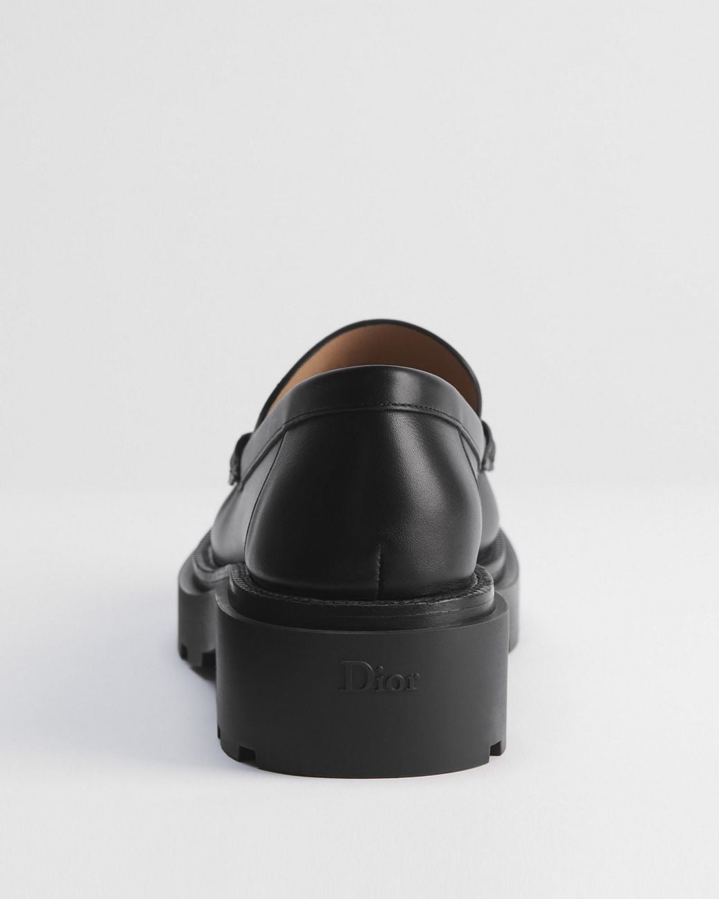 Dior Black Bolt Loafers