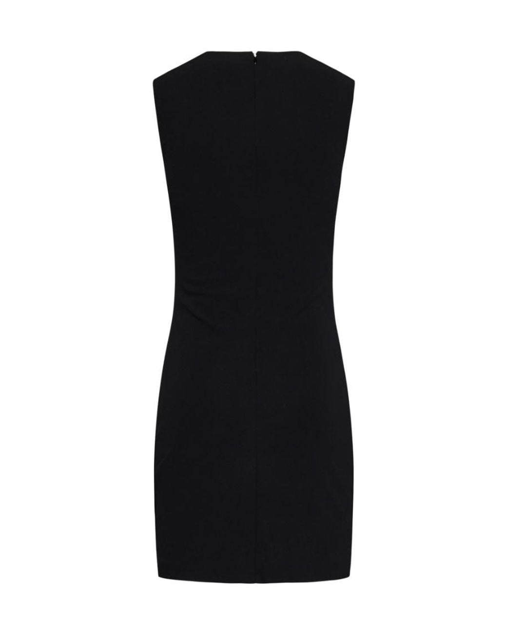DSquared² Black Embellished Cut-Out Dress